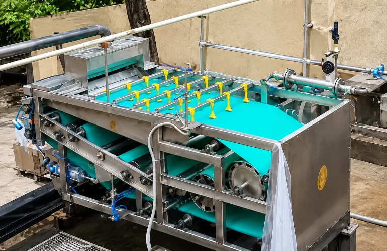 Sludge dewatering equipment by Krofta Engineering